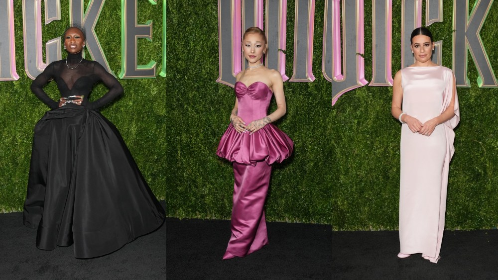 Ariana Grande, Louis Vuitton, Cynthia Erivo, Christian Dior, Lea Michele, Wicked, New York City, premiere