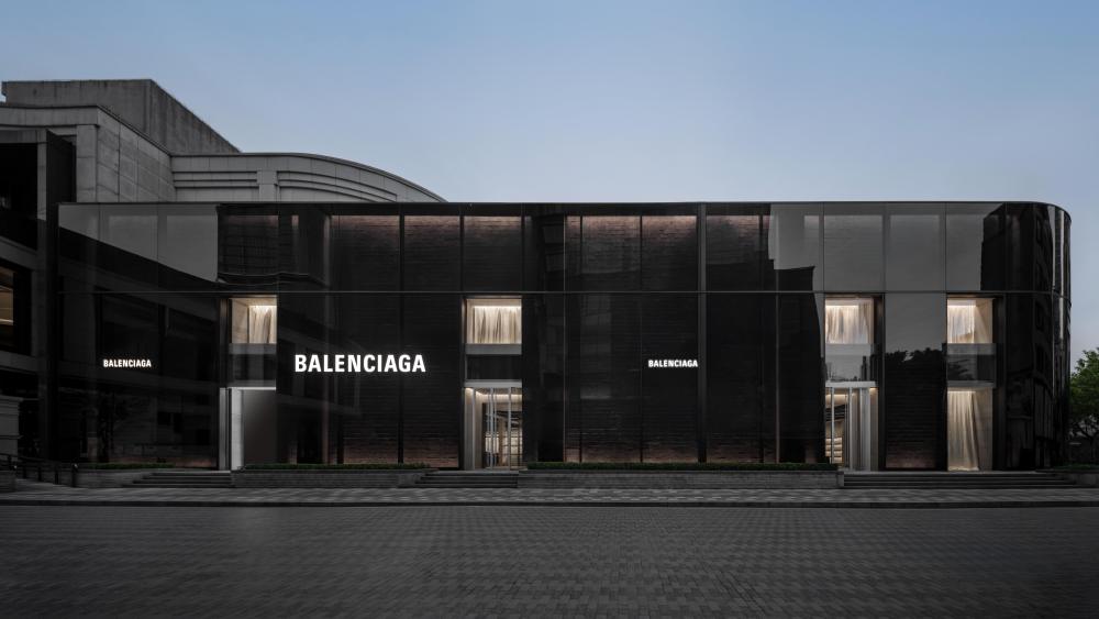 Balenciaga's latest China flagship at Shanghai's HKRI Taikoo Hui shopping mall.