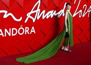 Andrea Riseborough at The Fashion Awards 2024 held at the Royal Albert Hall on December 02, 2024 in London, United Kingdom.