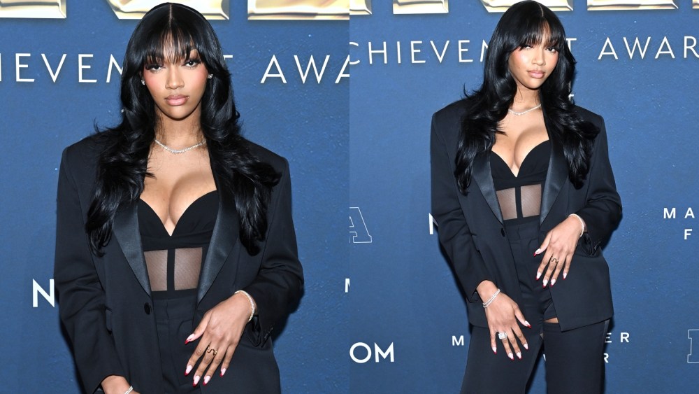 Angel Reese attends the Footwear News Achievement Awards on Dec. 4 in New York, Area, Reebok, red carpet