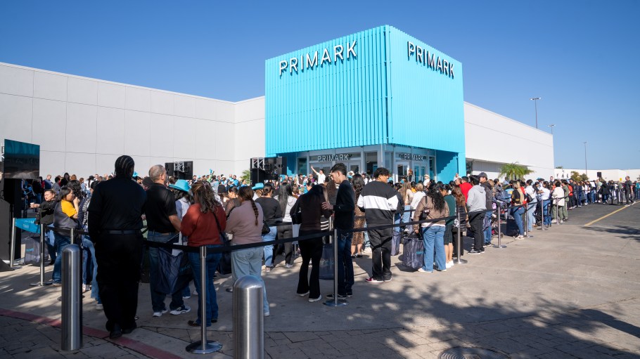 The line outside the Primark store in McAllen, Texas.