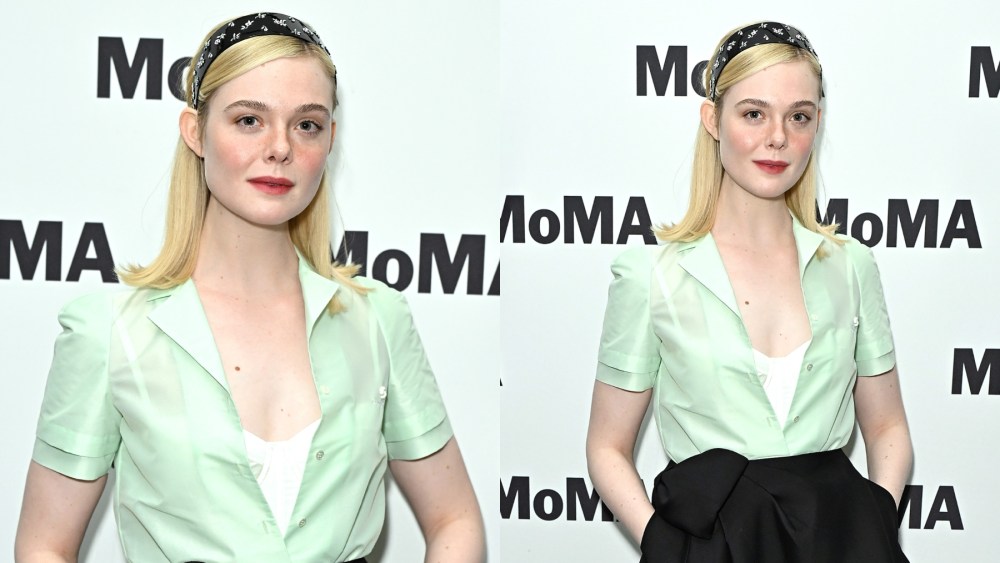 Elle Fanning attends a screening of "A Complete Unknown" on Dec. 14 in New York, Shushu/Tong