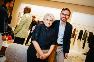 Silvia Fendi and Pierre-Emmanuel Angeloglou