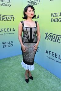 Raye at the Variety Hitmakers Brunch held at nya West on December 07, 2024 in Los Angeles, California.
