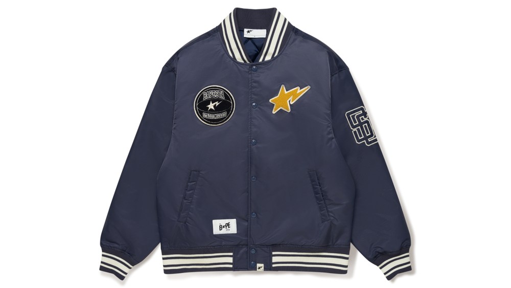Bape Teams With Stadium Goods for Varsity Blues Collection