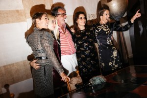 Mathilde Favier, Sabine Getty, Laura Gonzalez, and J.J. Martin
