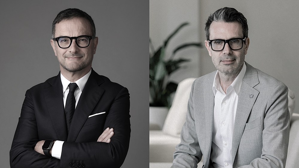Luca Guillot Boschetti Head of Thélios Americas and Cedric Moreau CEO of Barton Perreira.