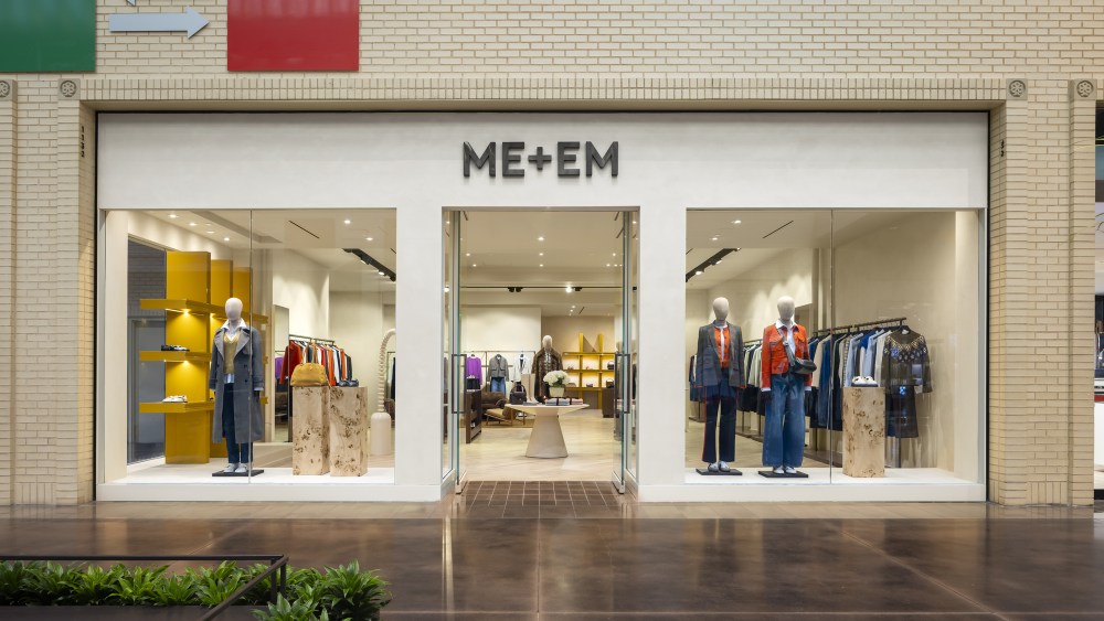 The new Me+Em store at NorthPark Center in Dallas. The store is the brand's first mall location.