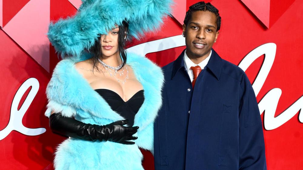 Rihanna, A$AP Rocky at The Fashion Awards 2024 held at the Royal Albert Hall on December 02, 2024 in London, United Kingdom.