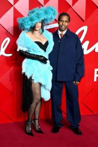 Rihanna, A$AP Rocky at The Fashion Awards 2024 held at the Royal Albert Hall on December 02, 2024 in London, United Kingdom.