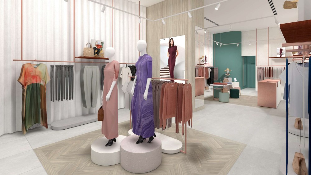 Rednering of Leem's first European store at Westfield White City