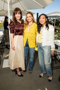 Alice Brooks, Kristen Bell and Awkwafina