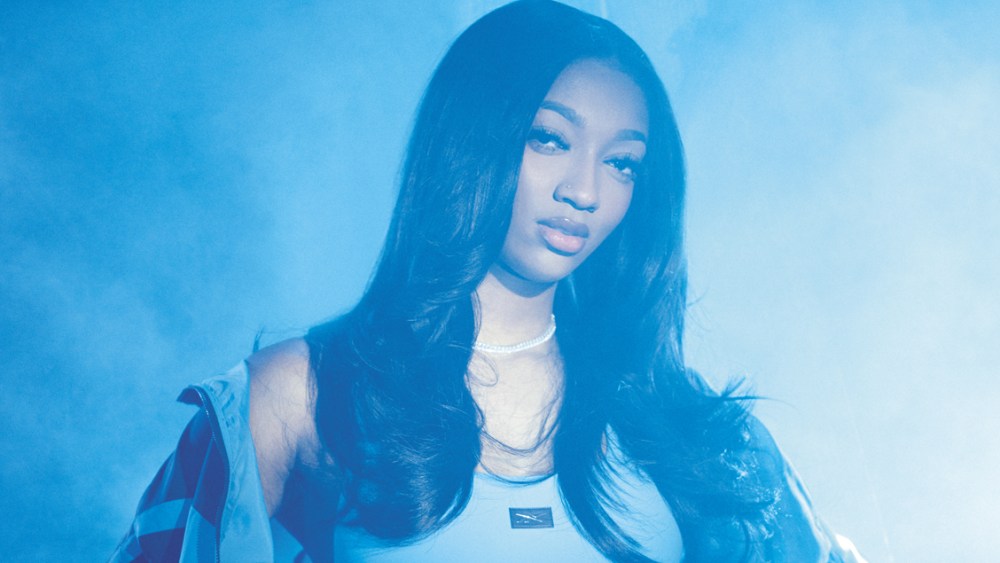 Angel Reese in Reebok by Angel collection.