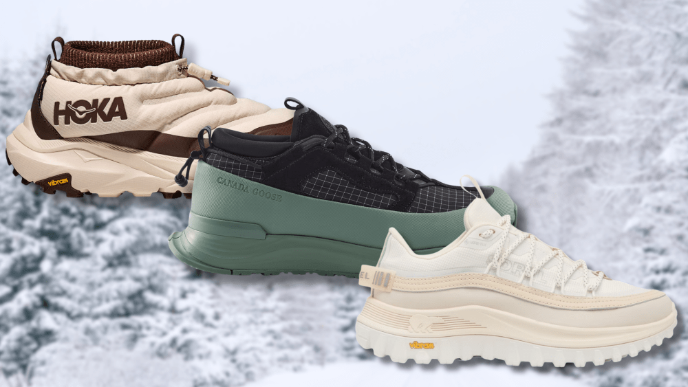 black winter sneakers from Canada Goose 