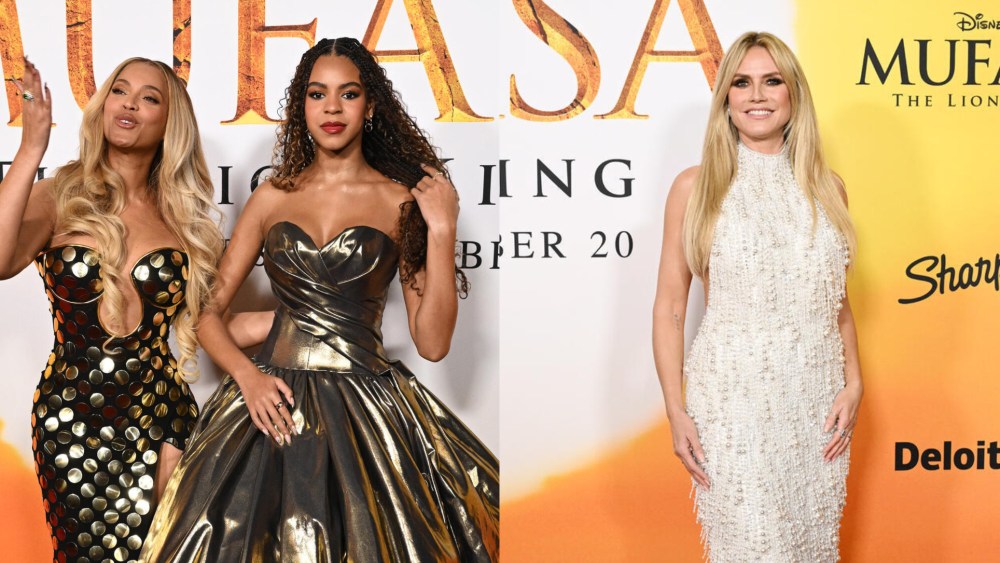 Beyoncé, Blue Ivy, Heidi Klum and More at 'Mufasa: The Lion King' Premiere Looks