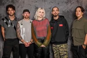 In this image released on December 12, 2024, Colin Brittain, Dave “Phoenix” Farrell, Emily Armstrong, Mike Shinoda, Joe Hahn of Linkin Park at the 2024 Billboard Music Awards.
