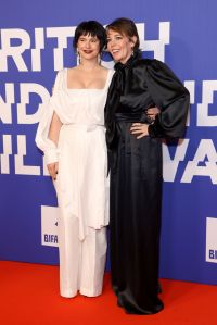 LONDON, ENGLAND - DECEMBER 08: Jessie Buckley and Olivia Colman attend the 27th British Independent Film Awards at The Roundhouse on December 08, 2024 in London, England. (Photo by Lia Toby/Getty Images)