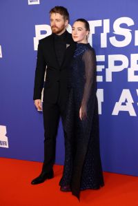 LONDON, ENGLAND - DECEMBER 08: Jack Lowden and Saoirse Ronan attend the 27th British Independent Film Awards at The Roundhouse on December 08, 2024 in London, England. (Photo by Lia Toby/Getty Images)
