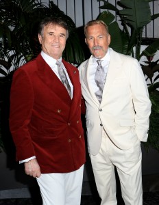Brunello Cucinelli and Kevin Costner