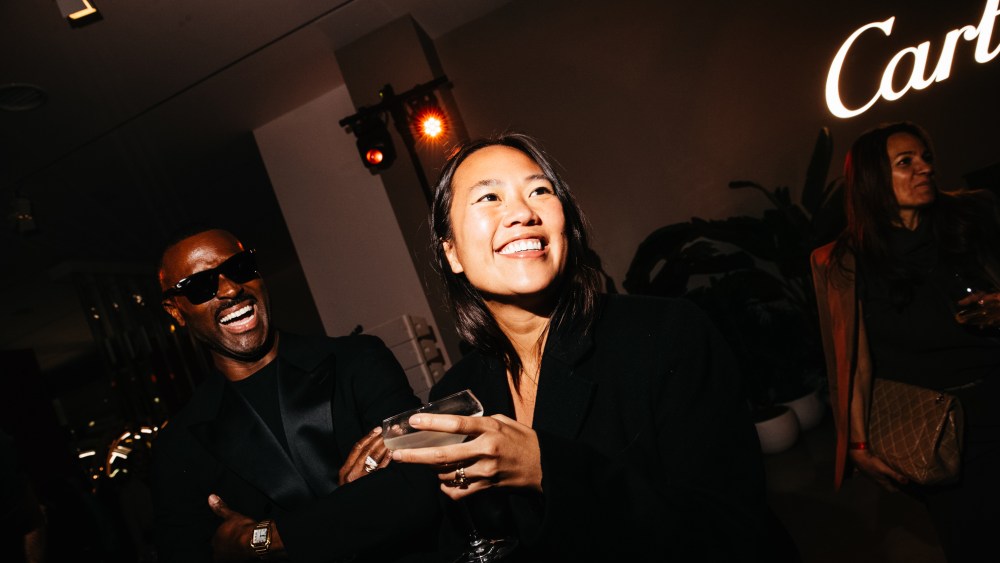 Beverly Nguyen at the Cartier Trinity 100th anniversary exhibition at Art Basel Miami.