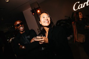 Beverly Nguyen at the Cartier Trinity 100th anniversary exhibition at Art Basel Miami.