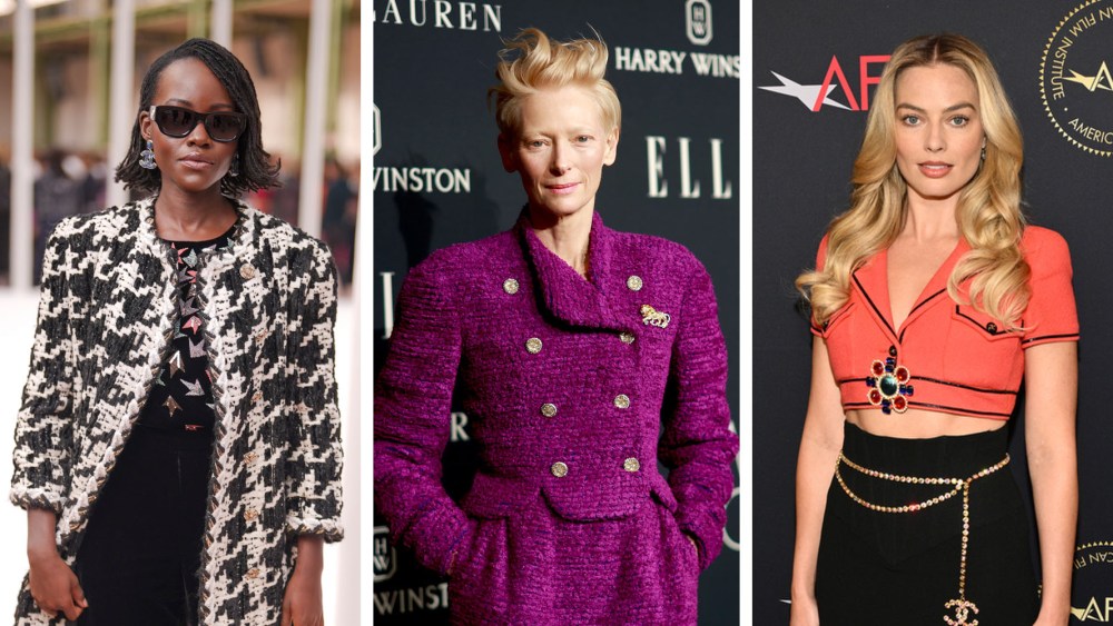Lupita N'yongo, Tilda Swinton and Marggot Robbie, celebrity chanel ambassadors