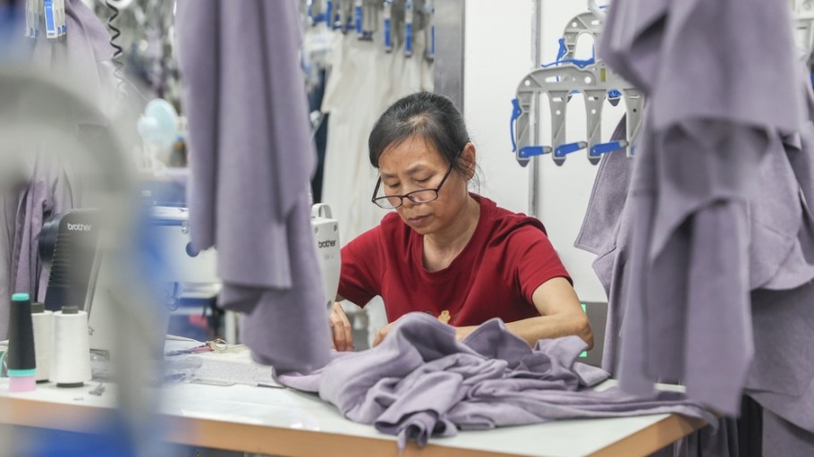 China garment factory