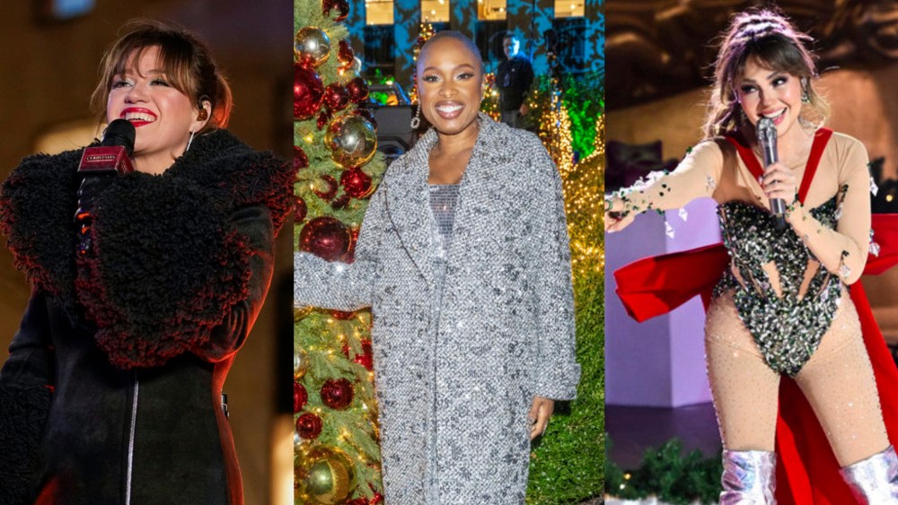 NBC’s 2024 Rockefeller Center Christmas Tree Lighting: Kelly Clarkson in Alaïa, Jennifer Hudson Shining with Sequins and More Winter Looks [PHOTOS]