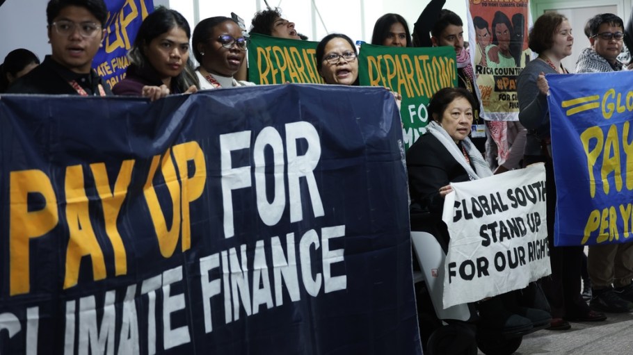 COP29 protest