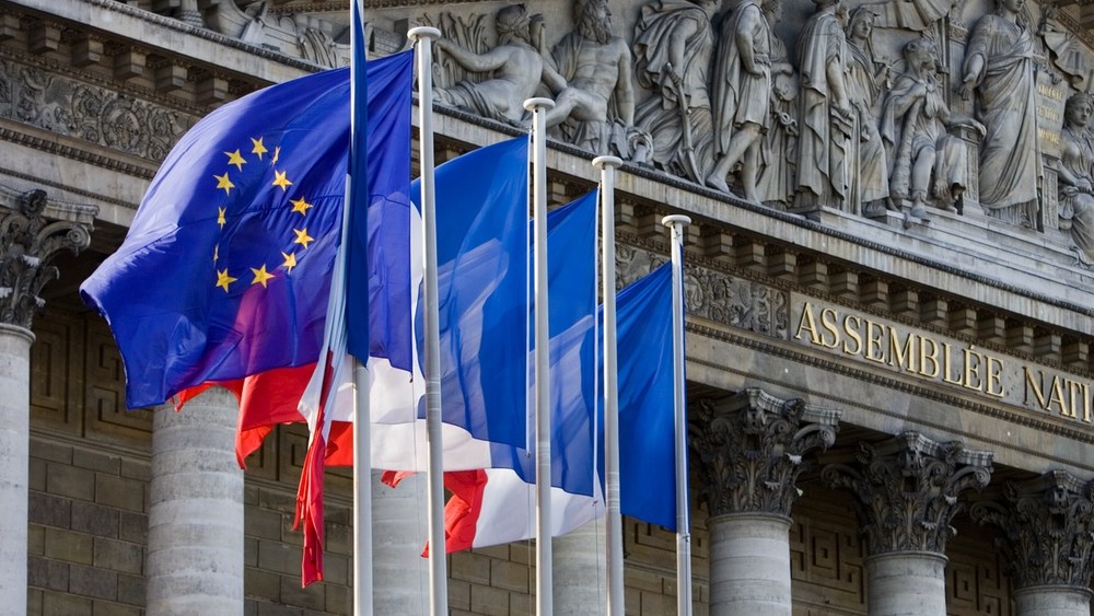 European Union flags