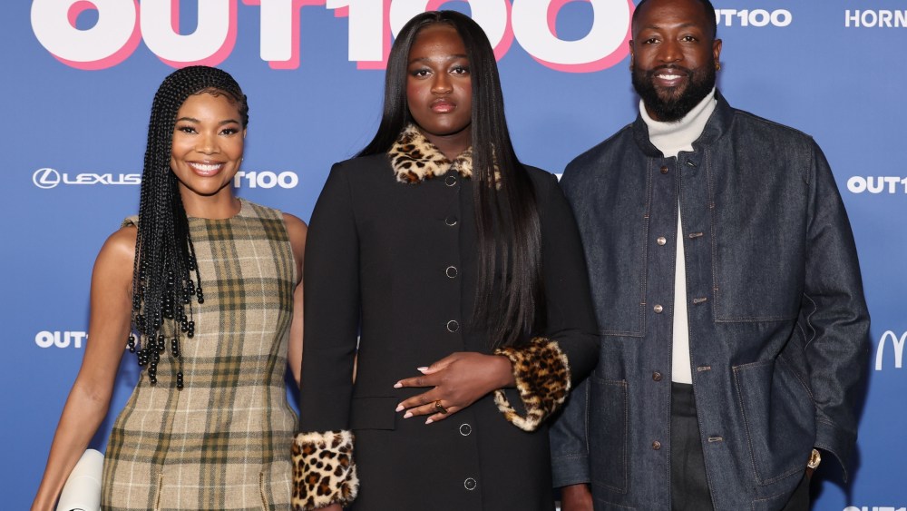 Gabrielle Union, Zaya Wade, Dwyane Wade, Out100 Celebration, Ronny Kobo, Burberry