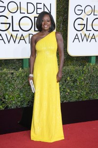 Viola Davis in Michael Kors attends the 74th Annual Golden Globe Awards at The Beverly Hilton Hotel on January 8, 2017.