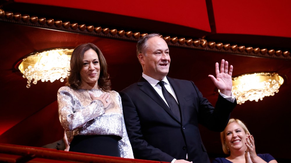 Kamala Harris, Kennedy Center Honors, dress, Doug Emhoff