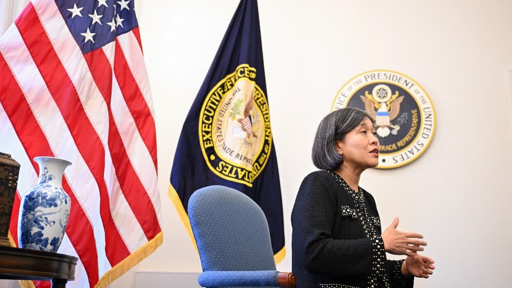USTR ambassador Katherine Tai in October.