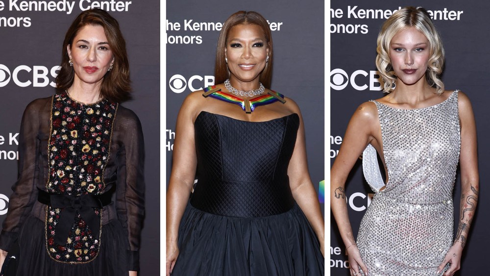 (L-R): Sofia Coppola, Queen Latifah and Grace VanderWaal attends the 47th Kennedy Center Honors at The Kennedy Center on Dec. 8, 2024 in Washington, DC.