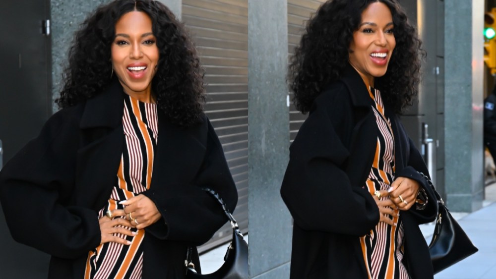 Kerry Washington is seen outside ABC Studios on December 18.