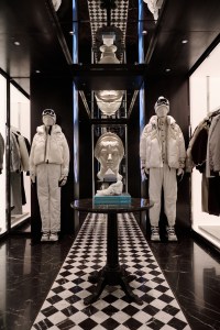 A look inside the new Moncler store in London.