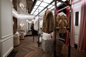 A look inside the new Moncler store in London.