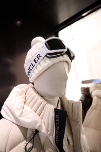 A look inside the new Moncler store in London.