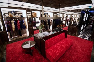 A look inside the new Moncler store in London.