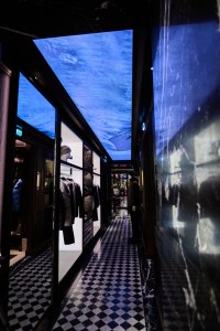 A look inside the new Moncler store in London.