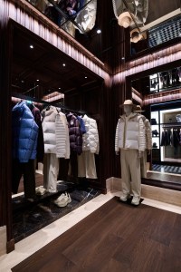 A look inside the new Moncler store in London.