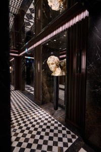 A look inside the new Moncler store in London.