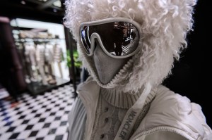 A look inside the new Moncler store in London.