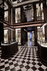 A look inside the new Moncler store in London.