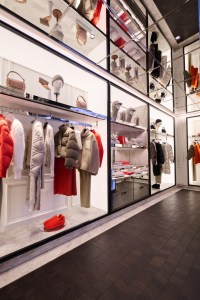 A look inside the new Moncler store in London.