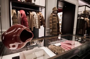 A look inside the new Moncler store in London.