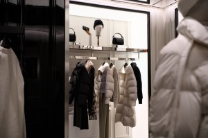 A look inside the new Moncler store in London.