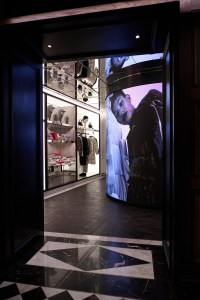 A look inside the new Moncler store in London.