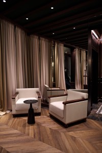 A look inside the new Moncler store in London.